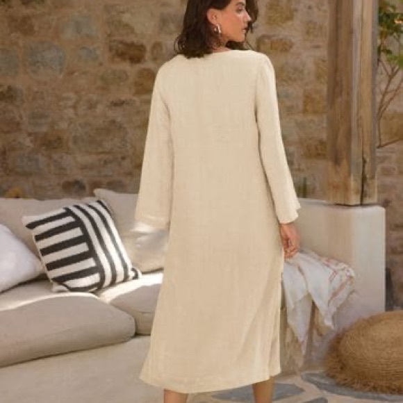 NEXT LINEN SHIRT DRESS- BNWT - SIZE14 - Picture 3 of 8